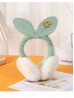 Cute Wooly Ear with Smiley Face Plush Earmuff